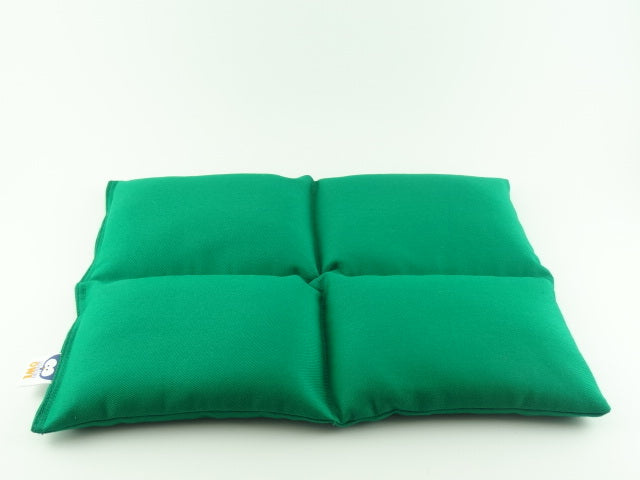 Green Cotton Weighted Lap Pillow - different weight options