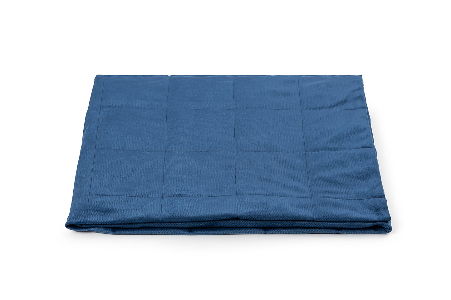 VELVET TOP WEIGHTED BLANKET IN NAVY BLUE