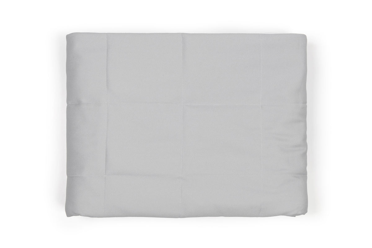 LIGHT GREY COTTON WEIGHTED BLANKET