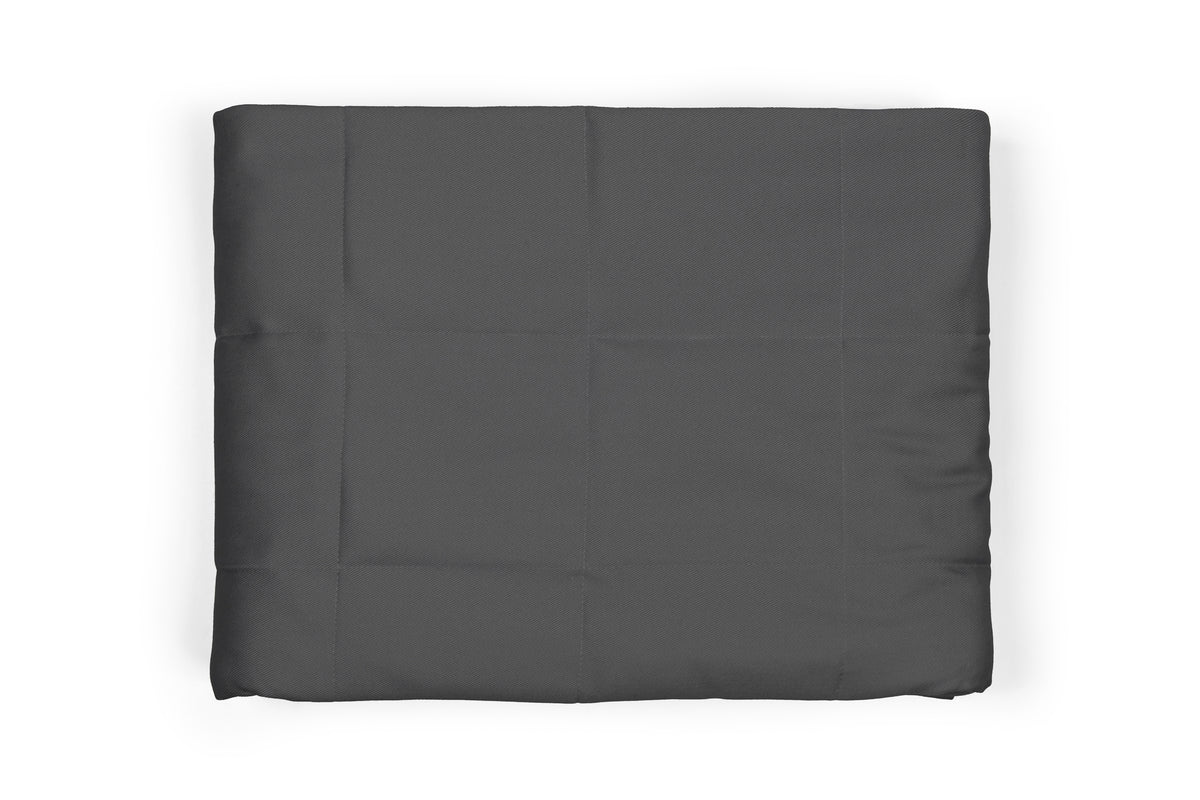 DARK GREY COTTON WEIGHTED BLANKET