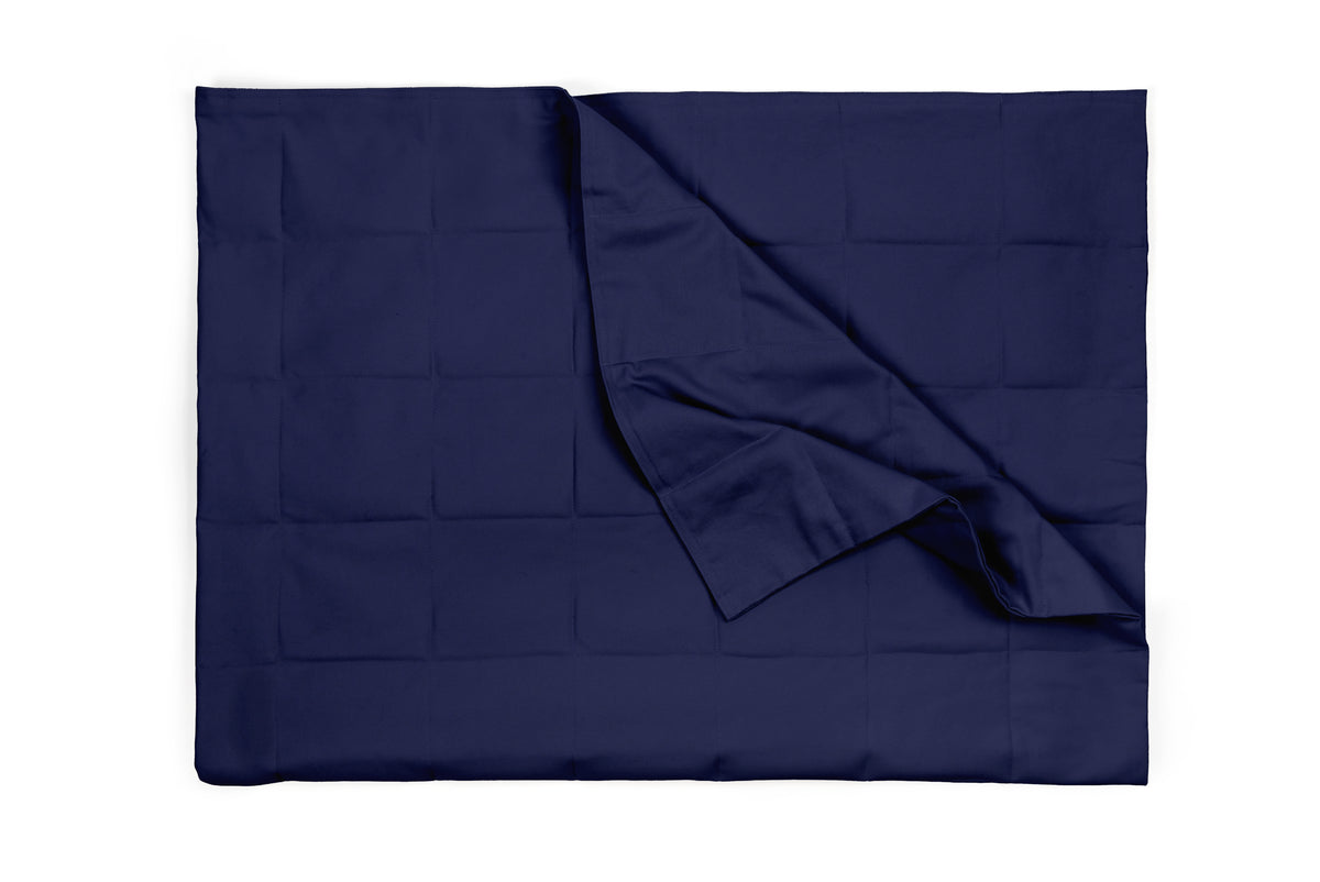 NAVY BLUE COTTON WEIGHTED BLANKET
