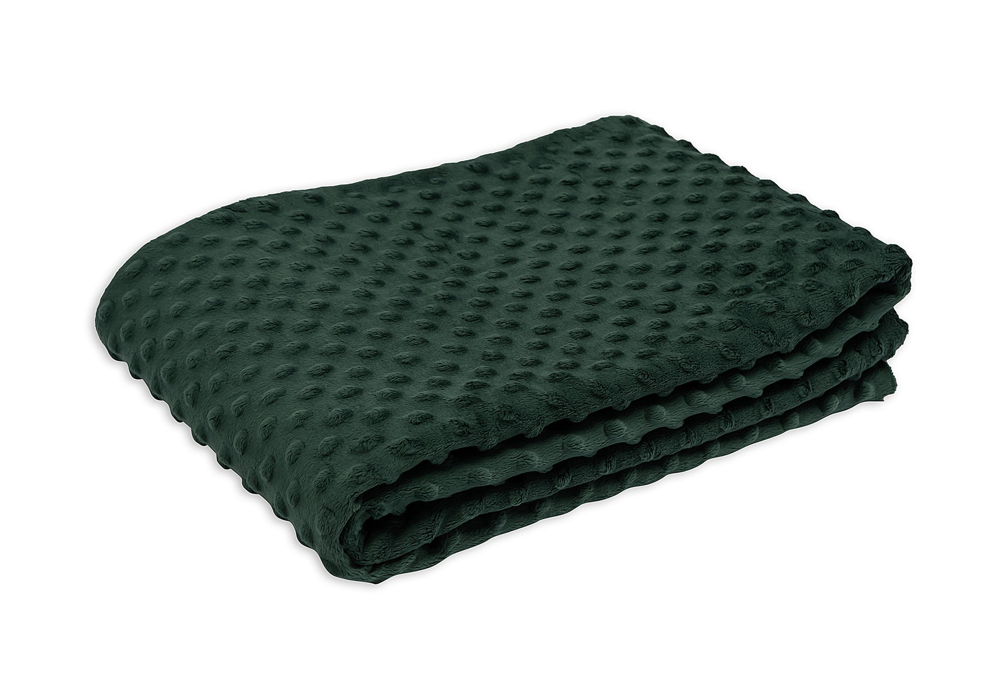 weighted blanket cover on the white backgroung