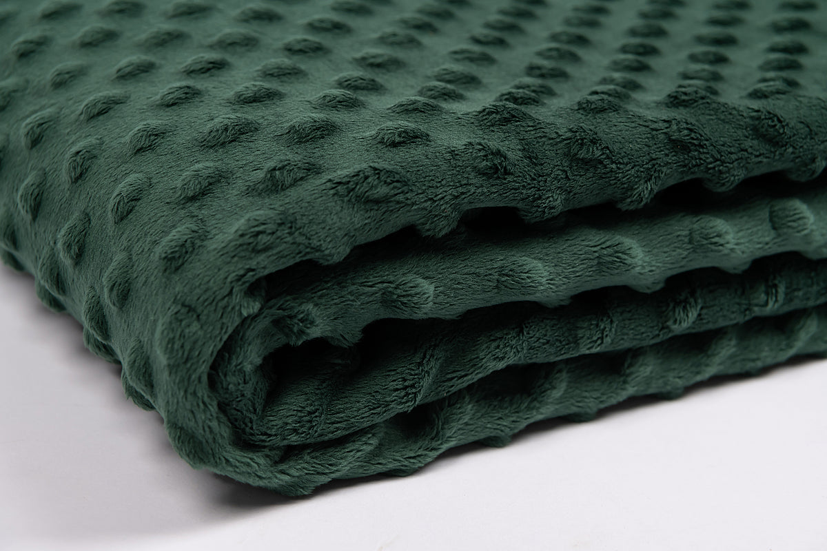weighted blanket cover on the white backgroung