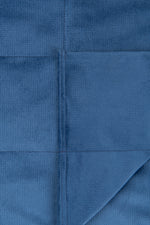 VELVET TOP WEIGHTED BLANKET IN NAVY BLUE 