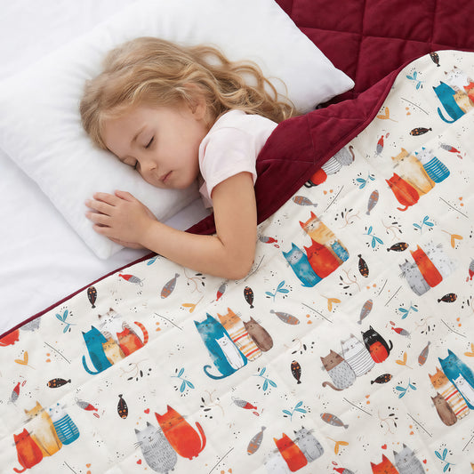PATTERN TOP WEIGHTED BLANKET