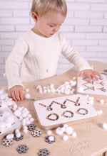 Load image into Gallery viewer, goodwood rocker table girl in white playing winter games