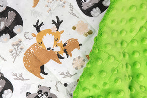 FOREST FAMILY MINKY WEIGHTED BLANKET | SENSORY OWL