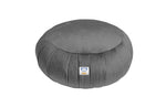 graphite velvet zafu pillow | sensory owl