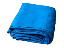 Load image into Gallery viewer, blue cotton weighted blanket