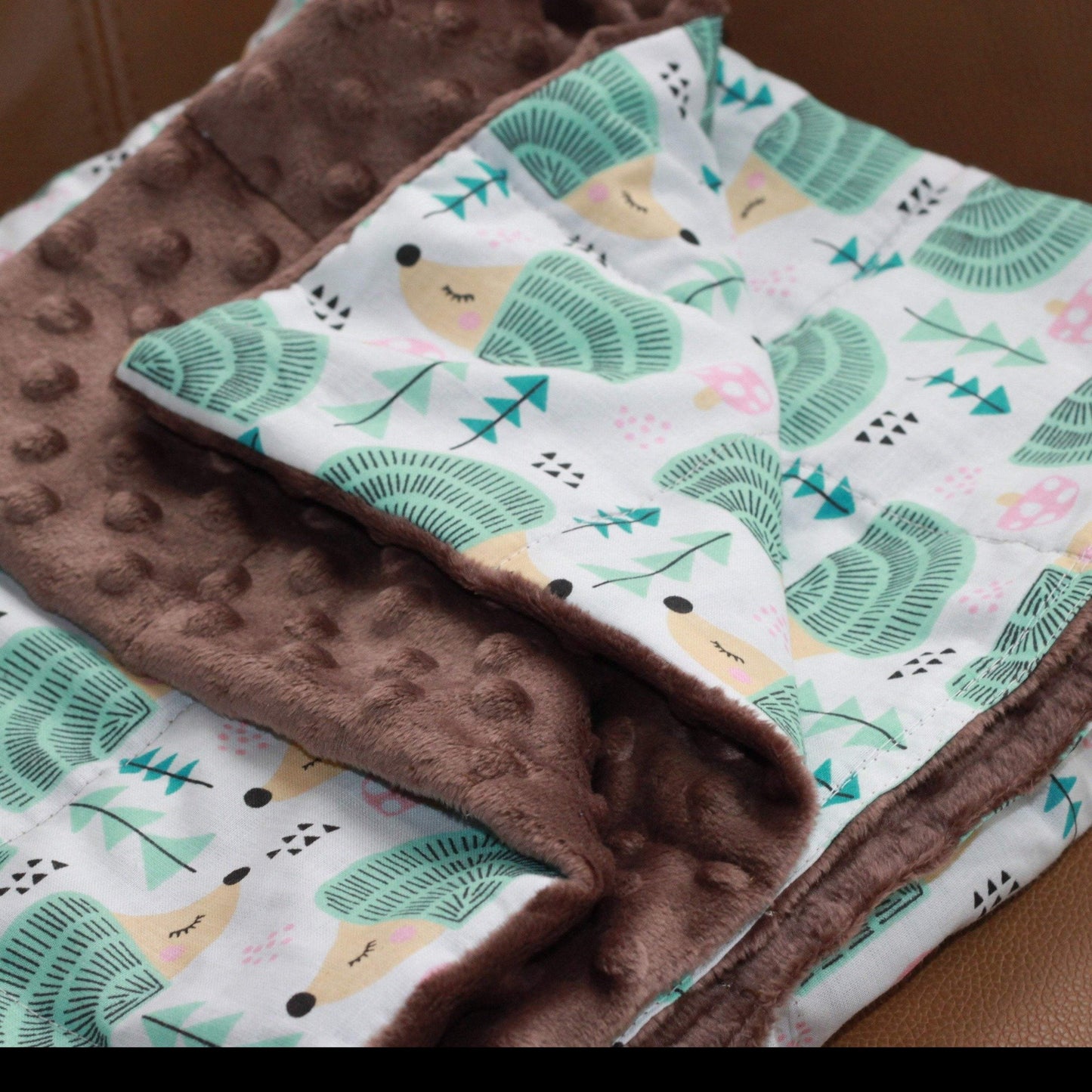 HEDGEHOGS MINKY WEIGHTED BLANKET | SENSORY BLANKET